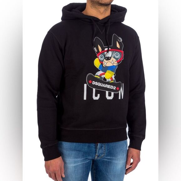 DSQUARED2 Cartoon print long-sleeved hoodie - Picture 7 of 8